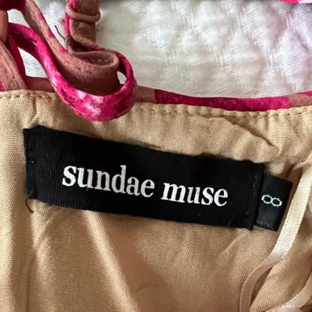 NWOT RARE Sundae Muse Mini Dress in Pink Multi Size 8 - Picture 6 of 14
